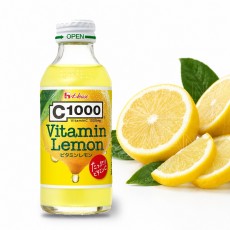일본 하우스 C1000 비타민 레몬 음료 140ml 병타입