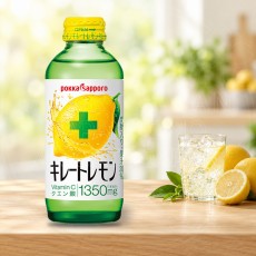 일본 포카삿포로 키레토 레몬 오리지널 155ml 병타입