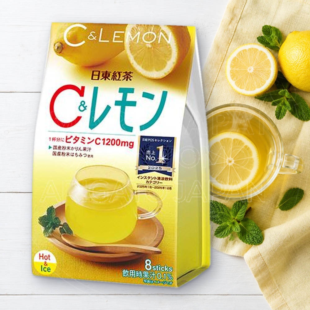 일본 닛토홍차 C&레몬 레몬티 스틱 8개입