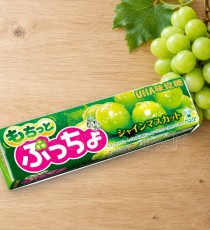 일본 UHA 미각당 모칫토 뿟쵸 스틱 샤인머스캣맛 50g 초록