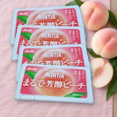일본 아사히 민티아 10개세트 마루데 피치 70g 분홍