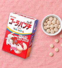 일본 아토리온 짱구 콜라펀치 캔디 18알 27g 빨강