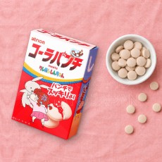 일본 아토리온 짱구 콜라펀치 캔디 18알 27g 빨강