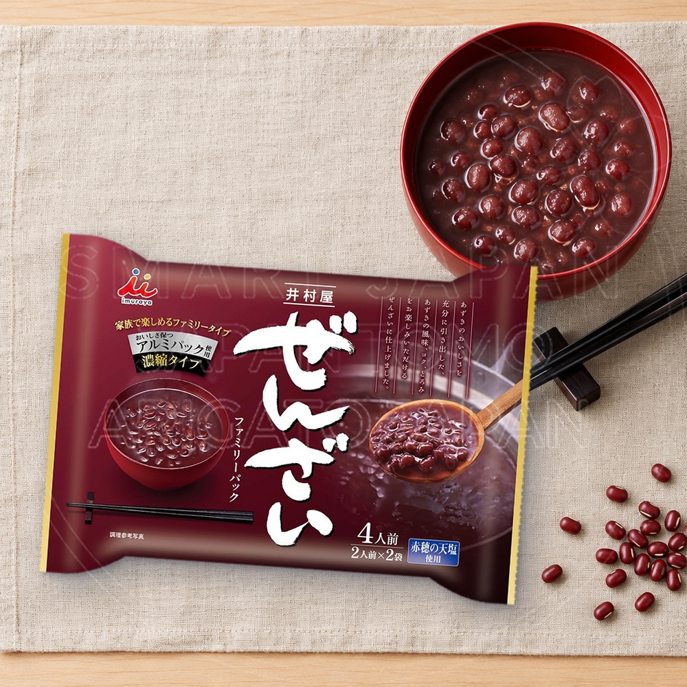 일본 이무라야 젠자이 단팥죽 패밀리팩 400g