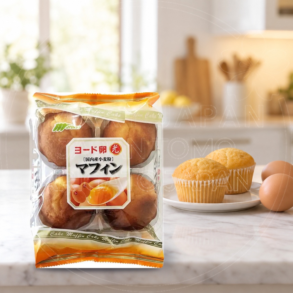 일본 마루킨 요드란코 달걀 머핀 4개입