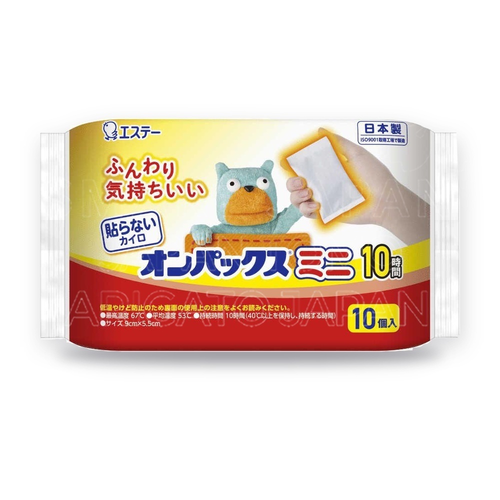 일본 에스테 온팍스 핫팩 미니 10개입 붙이지 않는 타입