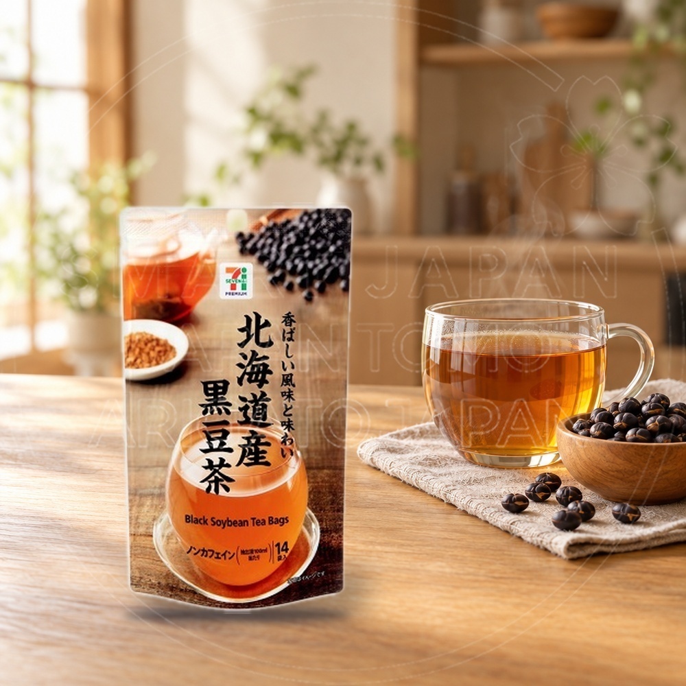 일본 세븐일레븐 홋카이도 검은콩차 흑두차 105g