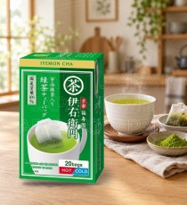 일본 이에몬 우지말차 녹차 티백 20개입 30g