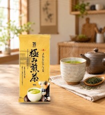 일본 세븐일레븐 골드 극상 센차 녹차 잎차 100g