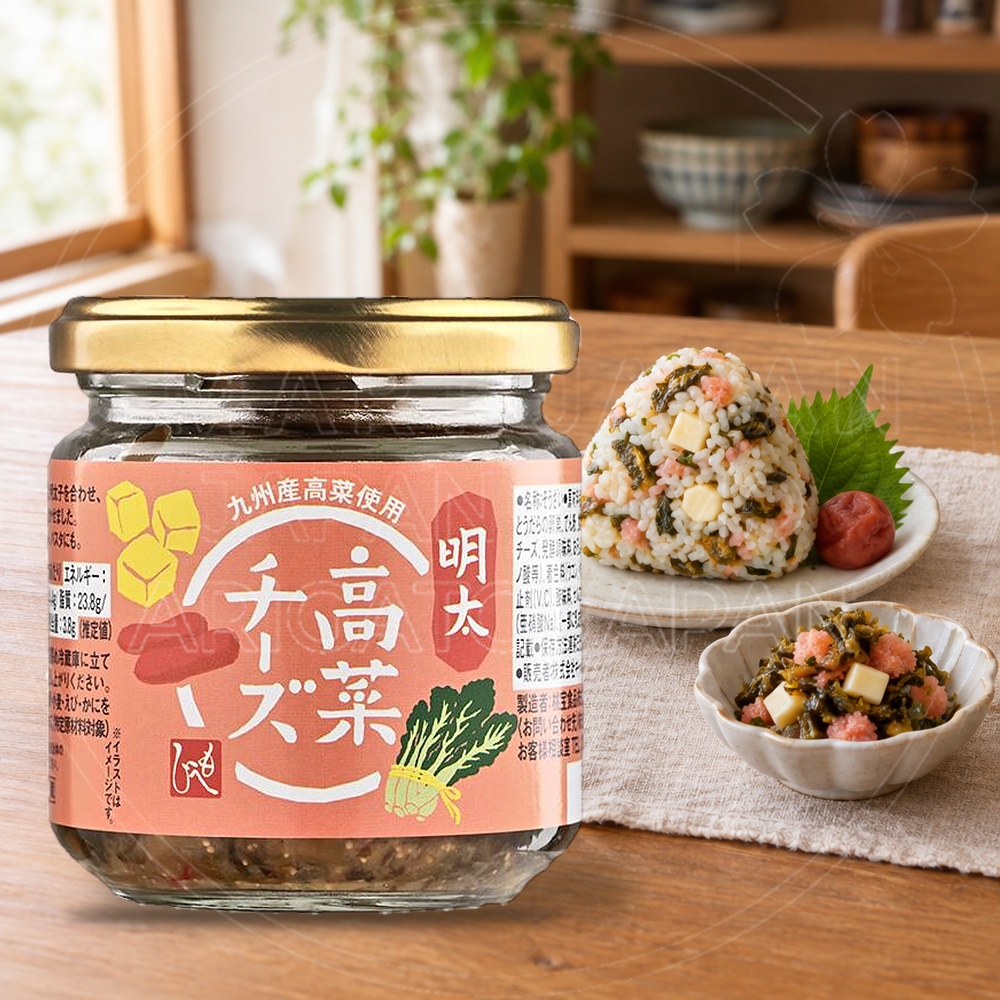 칼디 모헤지 명란 타카나 치즈 140g / 일본 KALDI 밥반찬