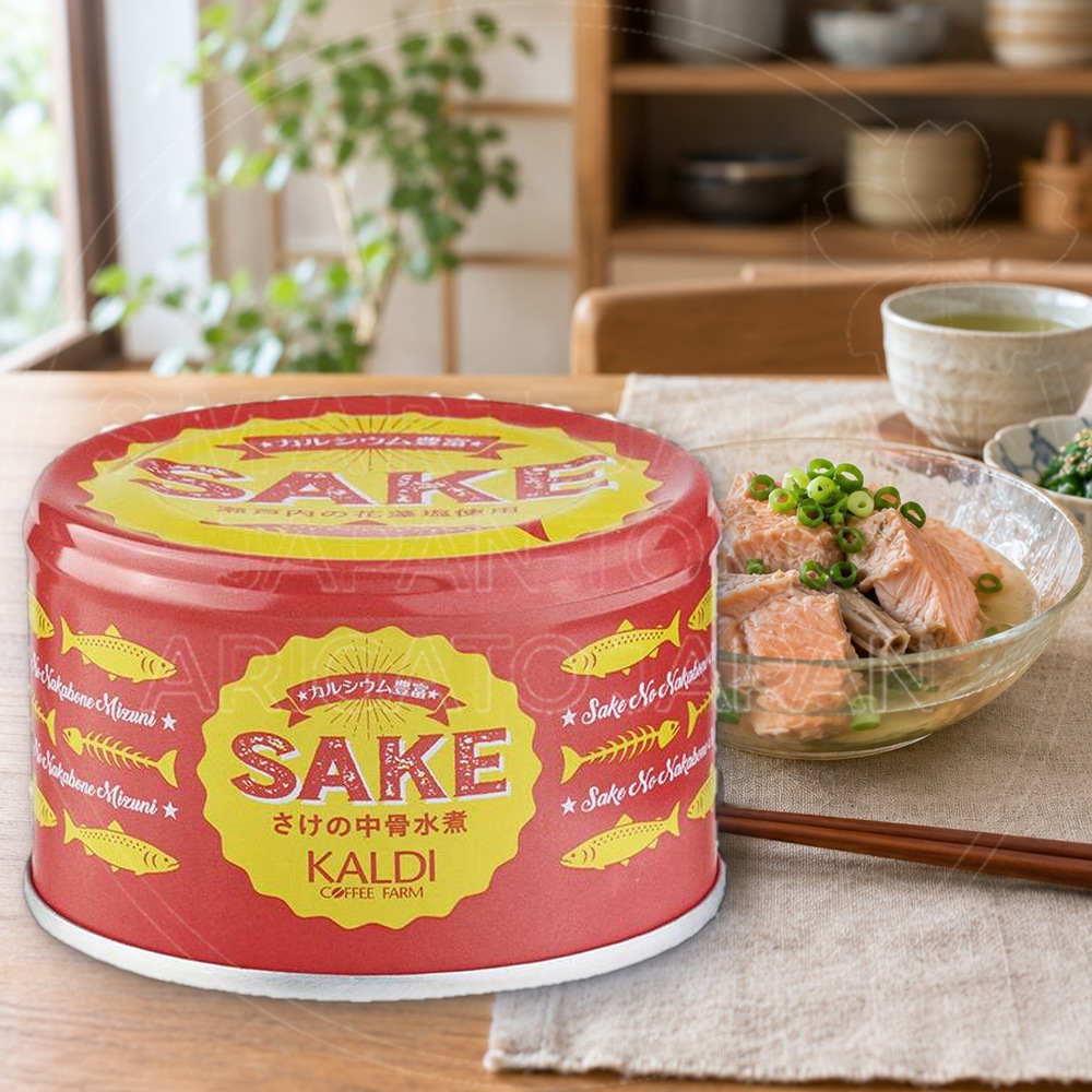 칼디 연어 중골 통조림 150g / 일본 KALDI