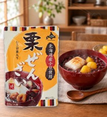 칼디 홋카이도 팥 밤 젠자이 단팥죽 160g / 일본 KALDI