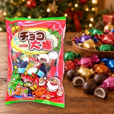 일본 야오킨 크리스마스 초코 다이후쿠 약 32개입 170g /일본 과자