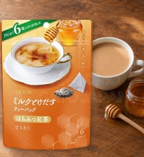 일본 닛토홍차 밀크티 티백 물만 부으면 밀크티 꿀 홍차 6개입 /일본 홍차