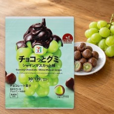 일본 세븐일레븐 초콧토 초코 구미 샤인머스캣맛 30g /일본 젤리
