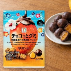 일본 세븐일레븐 초콧토 초코 구미 오키나와 흑당 망고맛 30g /일본 젤리