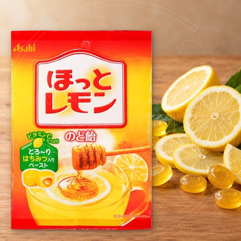 일본 아사히 핫레몬 목캔디 72g /일본 사탕