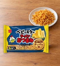 일본 오야츠컴퍼니 베이비스타 라멘 과자 술안주 치즈맛 6봉 126g /일본 과자