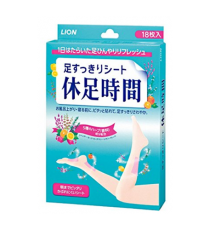 라이온 휴족시간 18매입