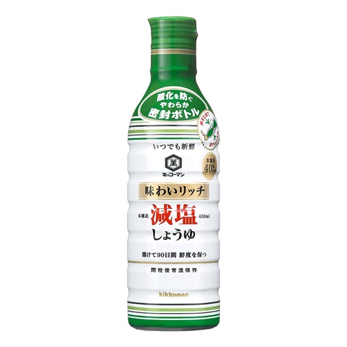 기꼬만 생간장 (저염 간장) 450ml