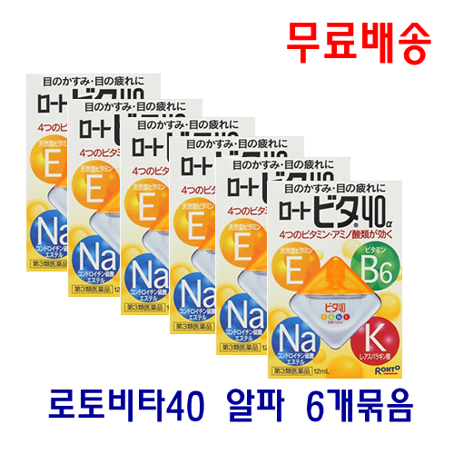 [무료배송] 로토비타40 알파 6개묶음_로트_세트