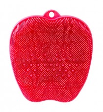 발 세척 브러쉬 (각질케어 + 마사지) 레드