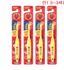 라이온 어린이칫솔 만1.5세~5세용 호빵맨 (4개세트)