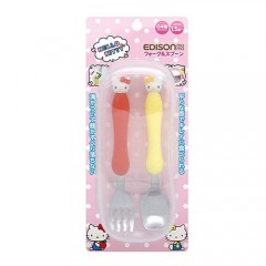 에디슨 포크&스푼 세트 (헬로키티)