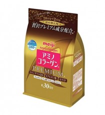 메이지 아미노 (프리미엄) 콜라겐 리필용 30일분 214g (봉지타입 : 어류성분 콜라겐)