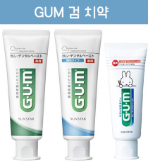 썬스타 덴탈검 GUM 약용 치약 3종_검치약