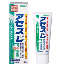 아세스L 160g[대용량] _사토 치약(라이트민트맛)_초록