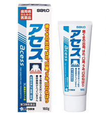 아세스 160g[대용량] _사토 치약(쾌적민트맛)_파랑
