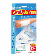 백십자 FC 방수 원터치 패드 L 12매입_반창고