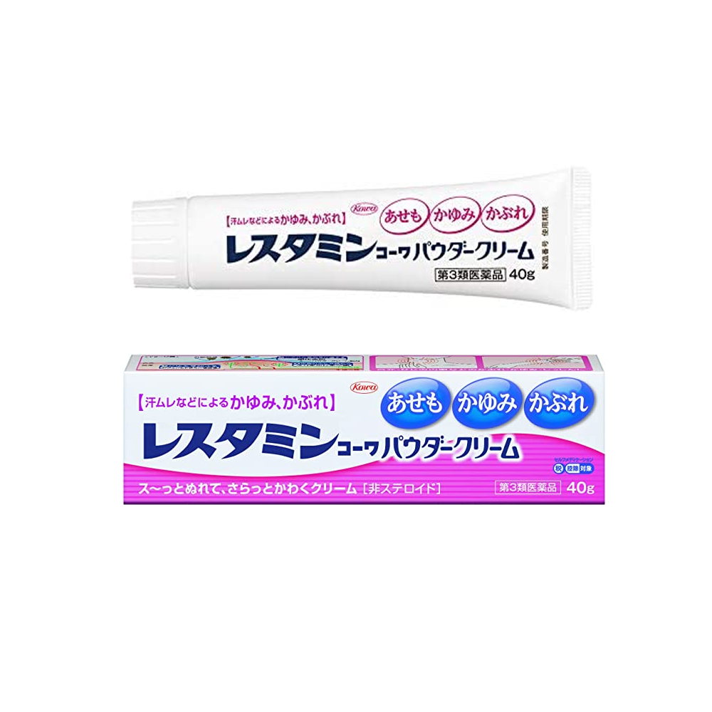 레스타민 코와 파우더 크림 40g _ 땀띠 가려움 염증