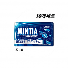 일본 아사히 민티아 구강청정캔디 10개세트 콜드스매시