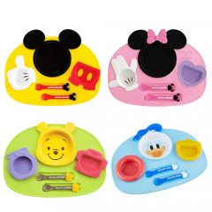 디즈니 식판 이유식기 (미키/ 미니/푸우/도널드) 4종