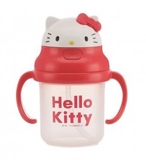 [스캐터] 산리오 헬로 키티 양손 원터치 빨대컵