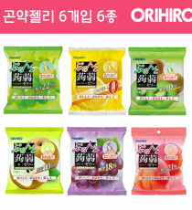 오리히로 곤약젤리 파우치 6개입