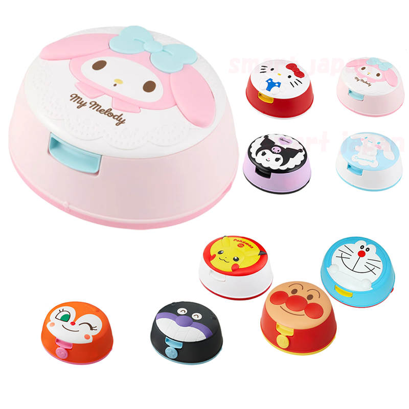 캐릭터 물티슈 케이스+물티슈 / 도라에몽 키티 피카츄 마이멜로디 피카츄 호빵맨 시나몬롤