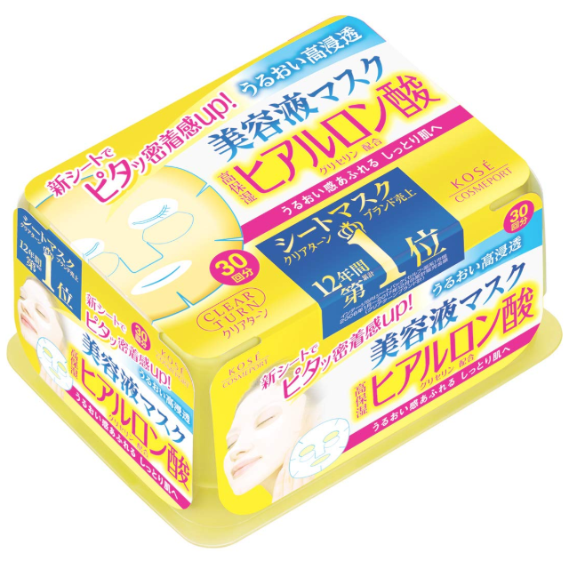 코세 클리어턴 마스크팩 30매입 4종 / 일본 마스크팩