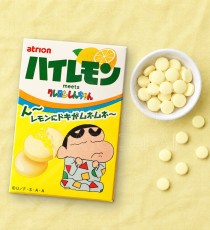 일본 아토리온 짱구 하이레몬 캔디 18알 27g 노랑