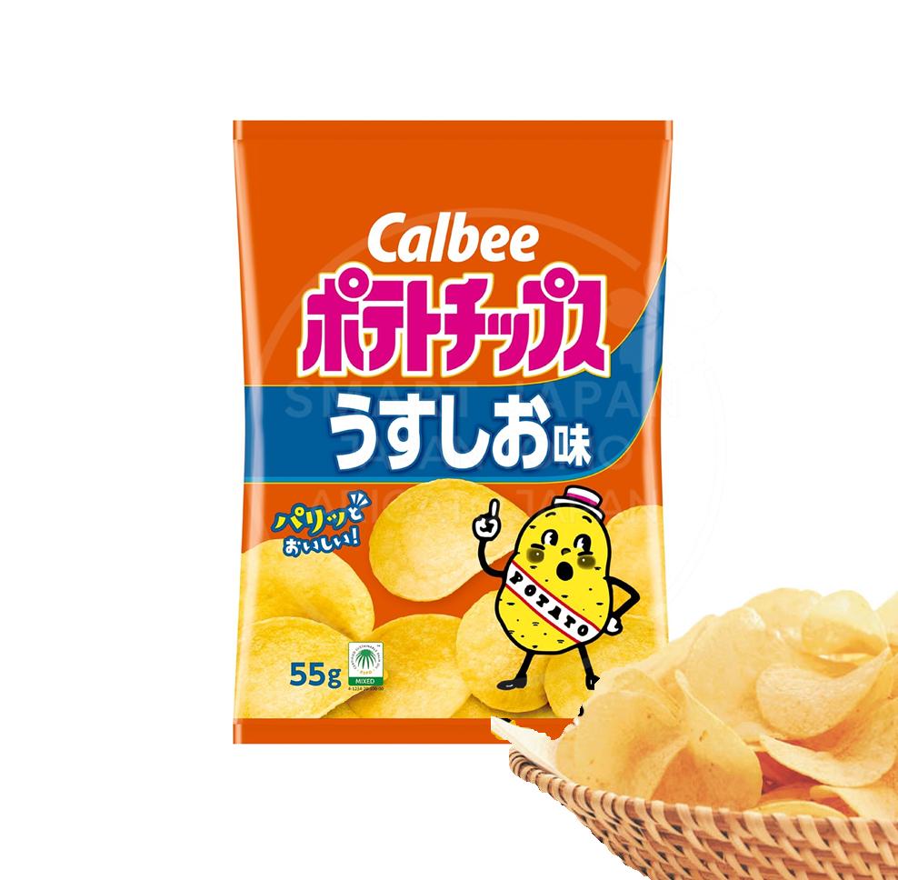 일본 가루비 포테이토칩 우스시오 옅은소금맛 / 카루비 스낵