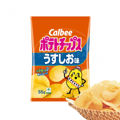 일본 가루비 포테이토칩 우스시오 옅은소금맛 / 카루비 스낵
