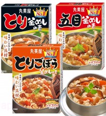 마루미야 일본식 솥밥 가마메시 3종 _ 닭고기 오목 뿌리채소