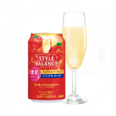 일본 아사히 스타일밸런스 사과스파클링 무알콜 논알콜 350ml