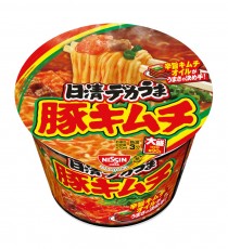 닛신 데카우마 컵라면 2종 _ 돼지김치, 쇼유간장맛