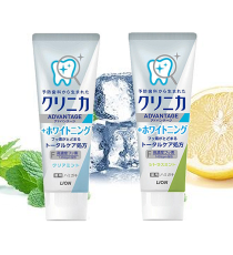 일본 크리니카 어드밴티지 +화이트닝 치약 2종
