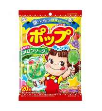 후지야 밀키 소프트 캔디 팝캔디 막대사탕 20개