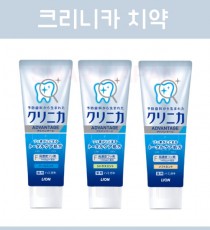 라이온 크리니카 어드밴티지 치약 3종