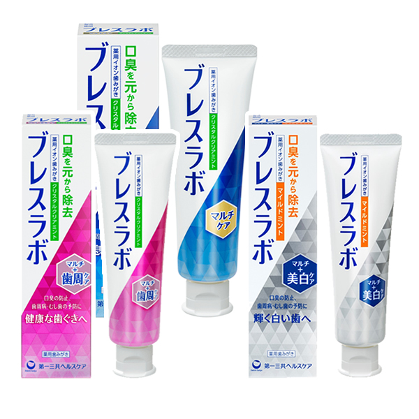 브레스라보 멀티+ 치약 6종